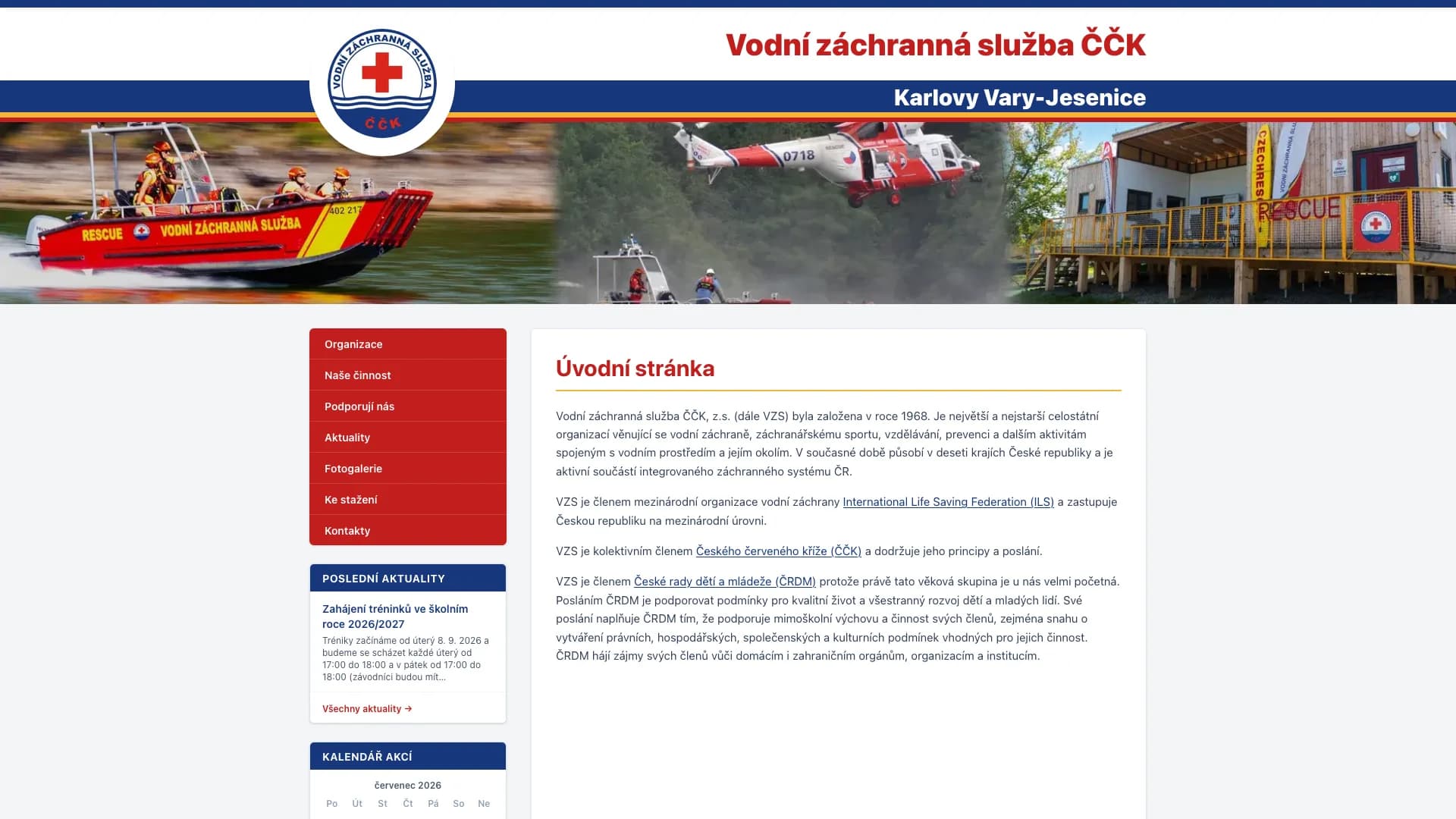 Vodní záchranná služba Karlovy Vary-Jesenice